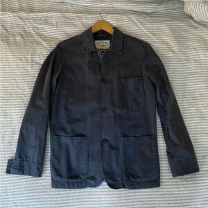 Men's Navy Blue Shirt Jacket